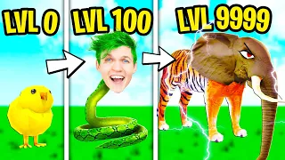 Can We Be The MAX LEVEL ANIMAL In ROBLOX WILD LIFE SIMULATOR?! (SECRET ANIMAL UNLOCKED!)