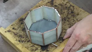 Making a Stained Glass Hinged Box