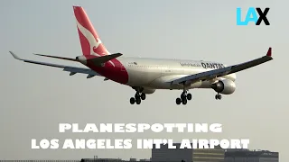 4K Plane Spotting Los Angeles International Airport | Aviation Blvd | May 2024