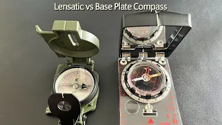 Lensatic Compass vs. Baseplate Compass