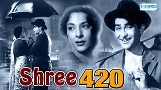 Shree 420 - Raj Kapoor, Nadira and Lalita Pawar - Bollywood Evergreen Movie