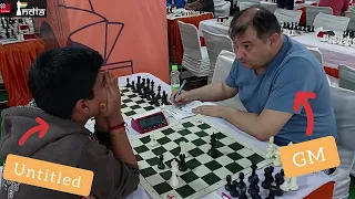 When the Grandmaster offers a draw to 1666 rated | Jaidambareesh vs GM Aleksandrov | Delhi GM 2023