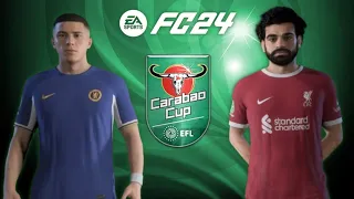 EA FC24 PS5 | Chelsea VS Liverpool EFL Cup final | feat Salah, Enzo, Sterling 🎮🔥