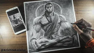 LORD HANUMAN DRAWING 🚩