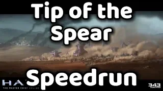Halo MCC - Reach Speedrun (Part 4: Tip of the Spear) - Keep Your Foot on the Pedrogas - Guide