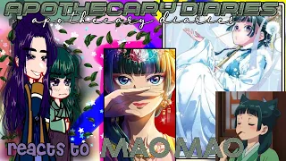 The Apothecary Diaries react to Maomao // Episode 1-12 /⚠️manga spoilers