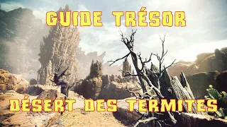MHW Iceborne - La grande razzia - Guide Trophée (Guide trésors Désert des termites)