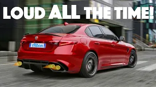 Alfa Romeo Giulia QV Race-Mode Exhaust Mod! (Giulia Quadrifoglio)