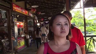 Amphoe Bang lamung flooding markets Pattaya,Thailand