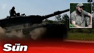 Ukrainian Leopard tank operators describe their experiences using the tanks in Robotyne