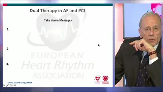 EHRA free webinar: New data in anticoagulation for patients with AF and PCI