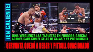 Sufre Gervonta contra Pitbull, tarjetas irreales en Fundora-García y ¡cuidado Munguía con Adames!