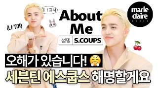 [Eng sub] 세븐틴(Seventeen) 총괄리더로서 열정 가득한 면모를 보여주는✨ 에스쿱스(S.COUPS) About Me