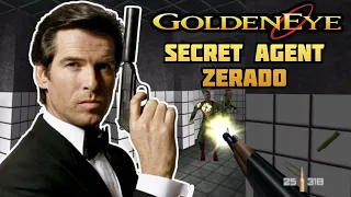 GOLDENEYE 007 (N64) - ZERADO no SECRET AGENT - TODAS AS FASES no NINTENDO 64