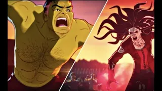 Marvel’s What if? Episode 5: Hulk vs Zombie Scarlett witch.