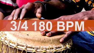 🔴 180 BPM 3/4 Latin Percusión Metronome