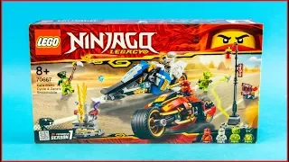 LEGO NINJAGO 70667 Kai's Blade Cycle & Zane's Snowmobile Construction Toy - UNBOXING