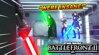 I Attempted The NO DEATH Challenge In Heroes Vs Villains And It Broke Me... (Battlefront 2)