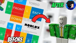 How to Make a Shirt in Roblox (EASY!) - Updated 2024