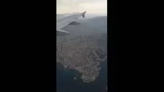 Air France A320 landing Marseille Provence