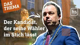 Warum schmeißt Kassels OB-Kandidat Christian Geselle in letzter Sekunde hin? | hessenschau DAS THEMA