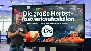 Konishi Koi News - Der große Futterabverkauf zum Herbst