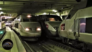 Paris trains : Les TGV de Paris-Montparnasse [Bonne Année 2018]