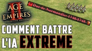 COMMENT BATTRE L'IA EN EXTRÊME | Age of Empires 2 Definitive Edition