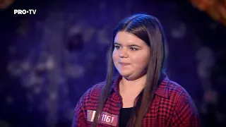 Românii au talent | Georgiana Mircea, o voce și o fire sensibilă. "Transmiți atâta emoție!"