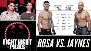 UFC Fight Night: Charles Rosa vs. Justin Jaynes Prediction