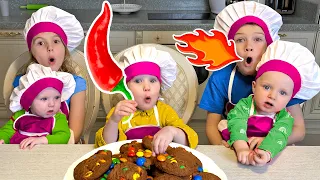 Five Kids Let us bake cookies Nursery Rhymes & Kids Songs