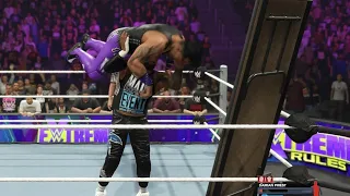 WWE 2k24 - Jey Uso Vs Damian Priest Extreme Rules Match #wwe2k24 #jeyuso #damianpriest