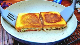 Tuna melt recipe💯Dinner recipe ready in 10 minutes ❗️Quick,cheap and easy dinner dish💯