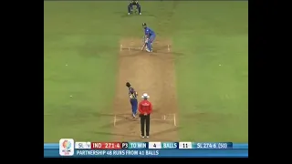 Dhoni finishes off in style!