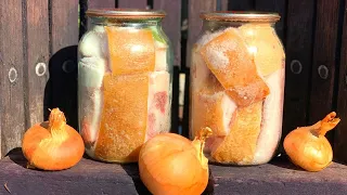 CLASSIC LAD RECIPE IN A JAR! Salting fat for long-term storage