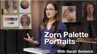 ⭐️ Zorn Palette Portrait! ⭐️ A new online workshop with Sarah Sedwick. Official Trailer 🎥