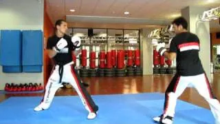 INTENSIVE POINTFIGHT TRAINING DIDACTICS defensive hook kick.wmv