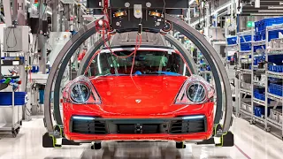 2022 Porsche Taycan Production in Stuttgart-Zuffenhausen | German Electric Sports Car Factory