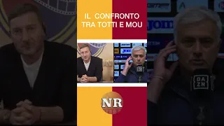 Totti e Mourinho a confronto: un momento molto emozionante #shorts