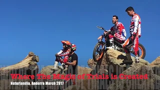 Toni Bou, Jaime Busto and Pol Tarres  "Where The Magic of Trials is Created"