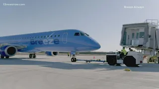 Breeze Airways adds 4 new nonstop flights from Norfolk International Airport