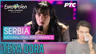 Teya Dora - Ramonda | Serbia 🇷🇸 | National Final Performance | Eurovision 2024 | REACTION