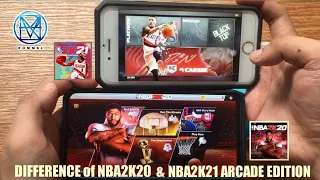 THE MAIN DIFFERENCE of NBA2K20 & NBA2K21 on ANDROID & IOS