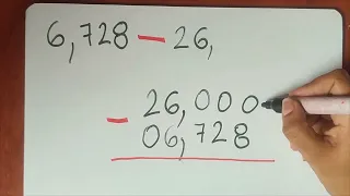 Operaciones con números decimales, suma y resta.