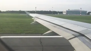 Аэропорт Бегишево взлёт самолета авиакомпании S7airlines S7