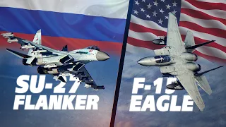 Heavy Hitters | Su-27 Flanker Vs F-15 Eagle | Digital Combat Simulator | DCS |