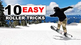 10 Easy Snowboard Tricks To Learn On A Roller
