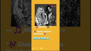 Shakira, Maluma - Clandestino (Música🎵) ¡Mis clips!©️