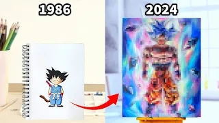 I painted Every Goku Transformation…