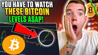 YOU HAVE TO WATCH THESE BITCOIN LEVELS ASAP!!!! BIG MOVE AHEAD!!!!